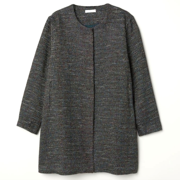 H&M Multi Textured Weave Coat - Picture 2 of 14